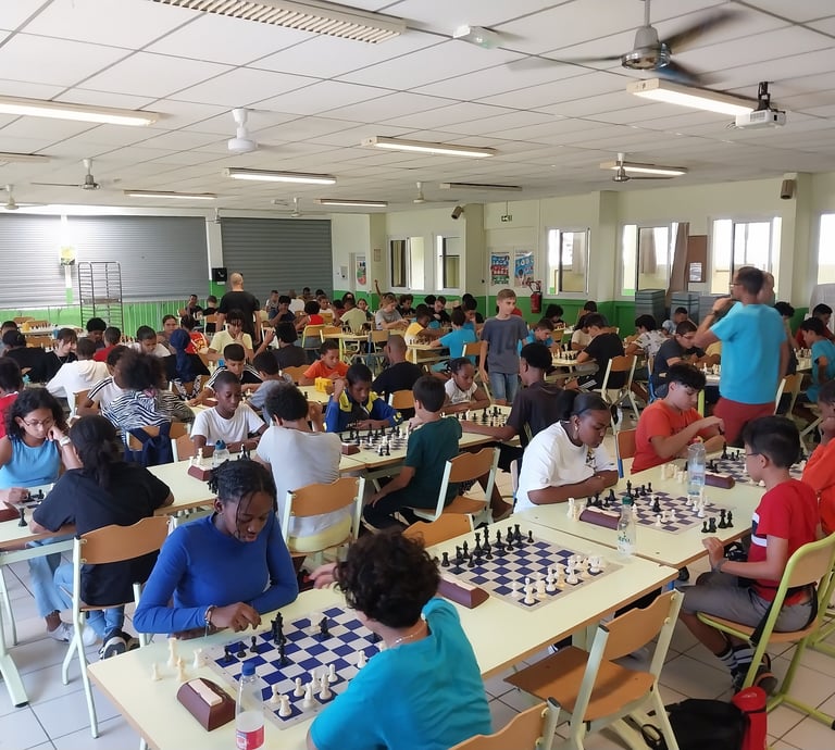 Membres du club L'Échiquier du Nord